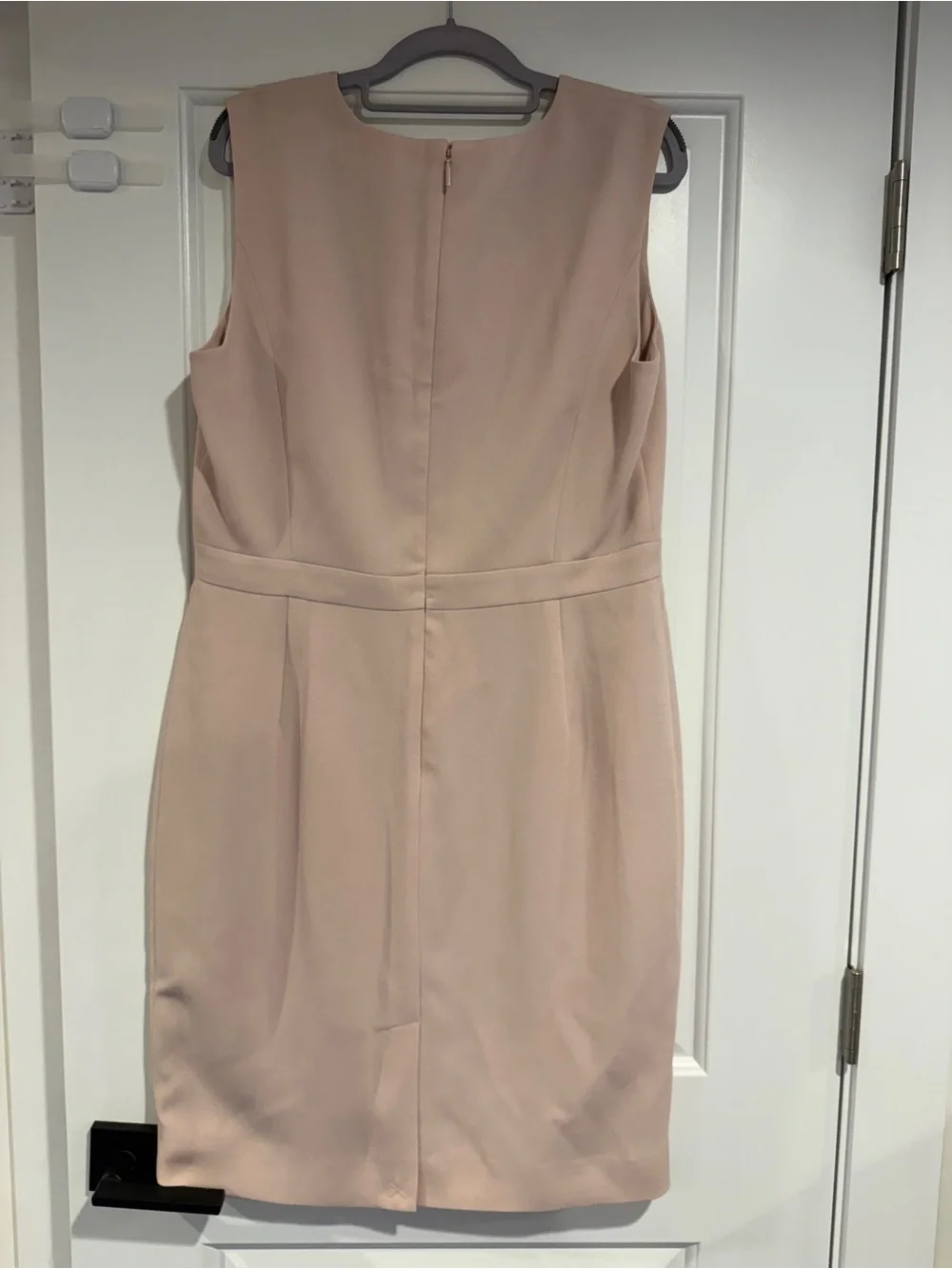 Tory Burch Pink V Neck Sleeveless Sheath Dress Women's 14 Workwear Office